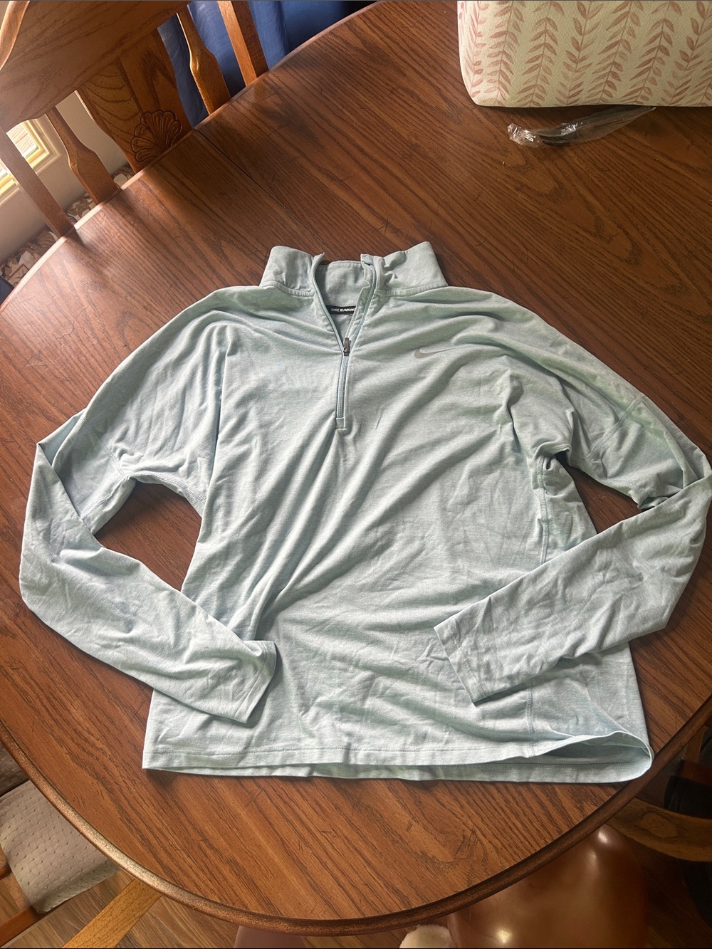 Nike Dri-FIT Mint Green Quarter-Zip Pullover